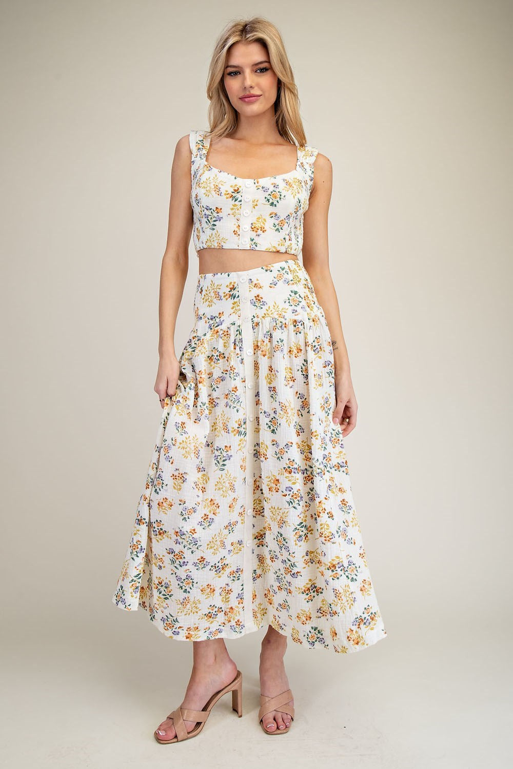 Garden Reverie Maxi Skirt