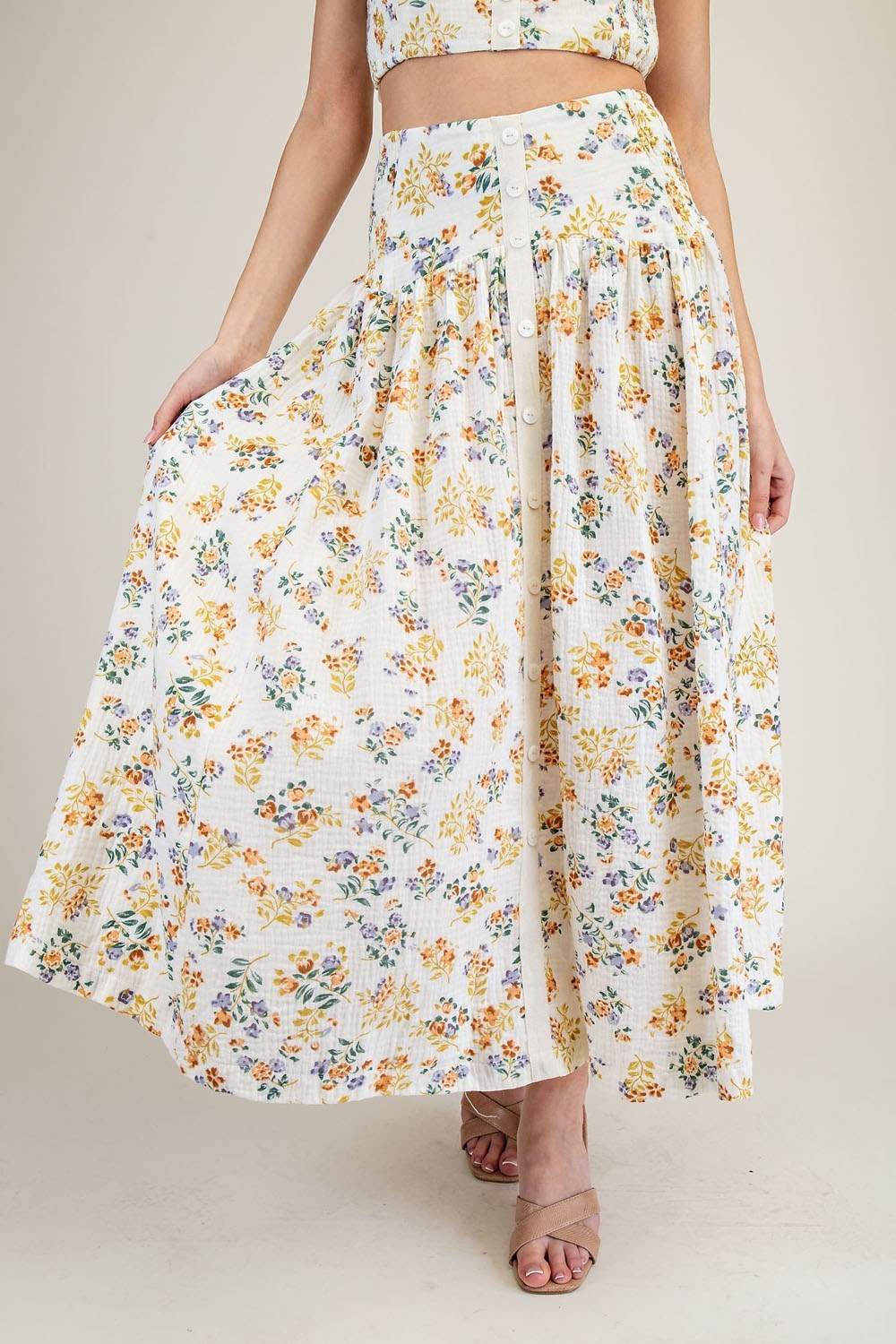 Garden Reverie Maxi Skirt