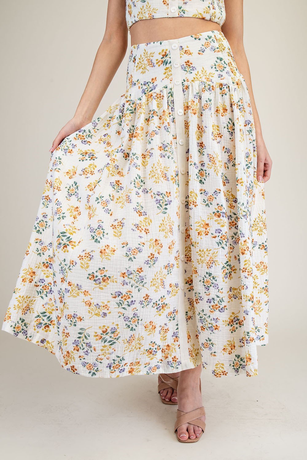 Garden Reverie Maxi Skirt