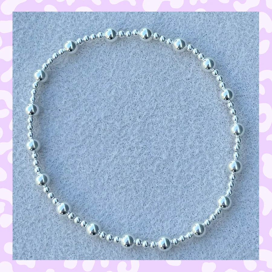 Classic Sterling Silver Pattern Bracelet
