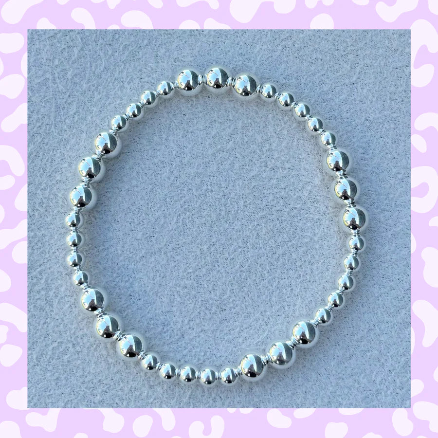 Classic Sterling Silver Pattern Bracelet