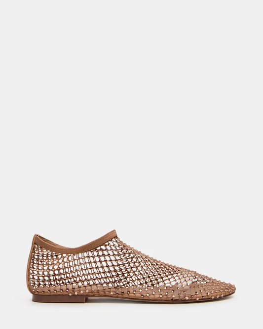Mino Blush Rhinestone Ballet Flats