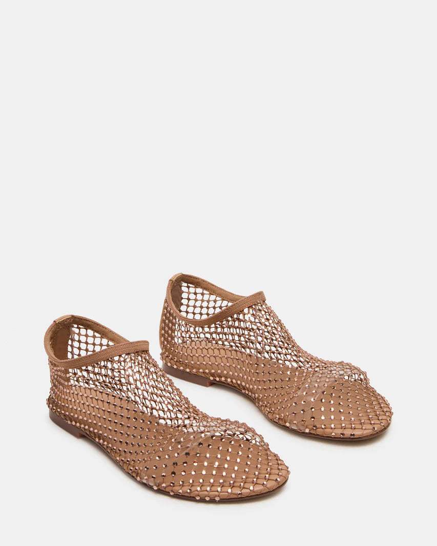 Mino Blush Rhinestone Ballet Flats