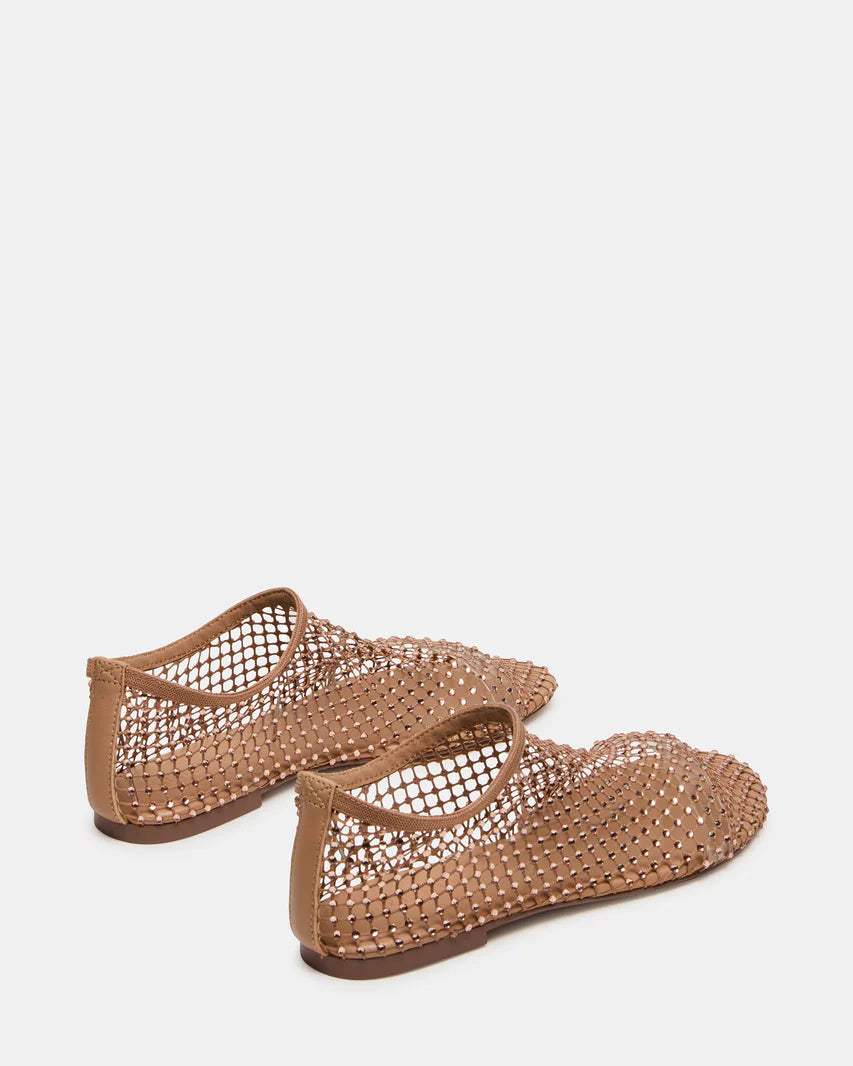 Mino Blush Rhinestone Ballet Flats