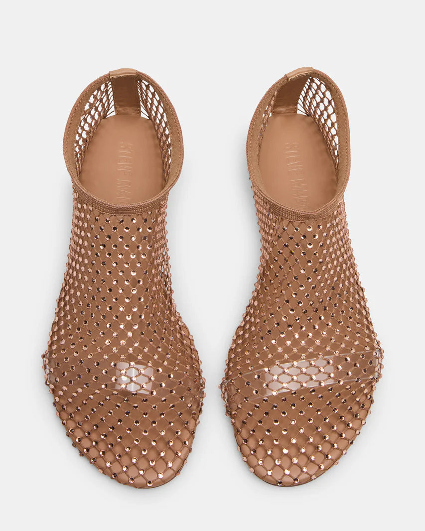 Mino Blush Rhinestone Ballet Flats