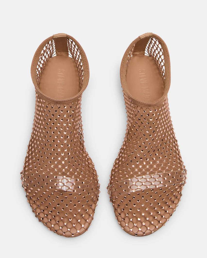 Mino Blush Rhinestone Ballet Flats