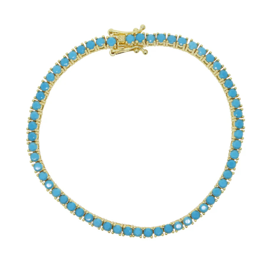 Turquoise Tennis Bracelet