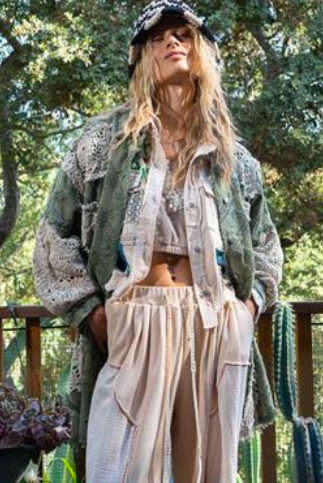 River Patchwork Duster Jacket
