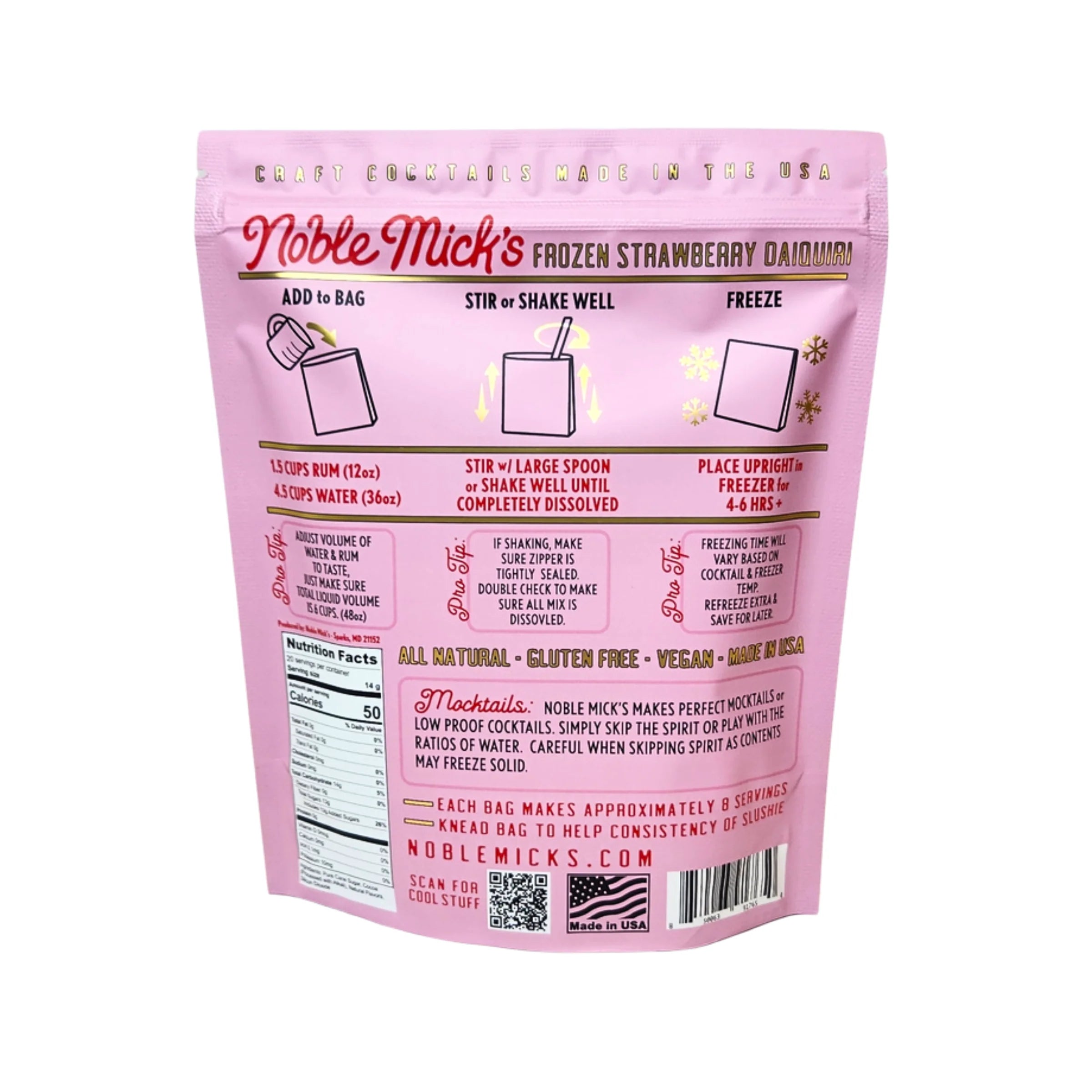 Noble Mick's Frozen Cocktail Mix