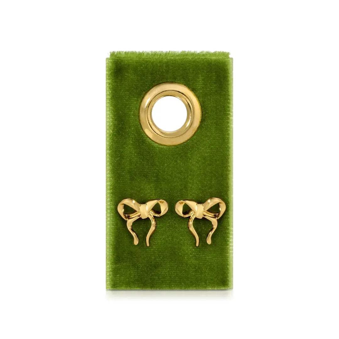 Simple & Sweet Velvet Tag Earrings