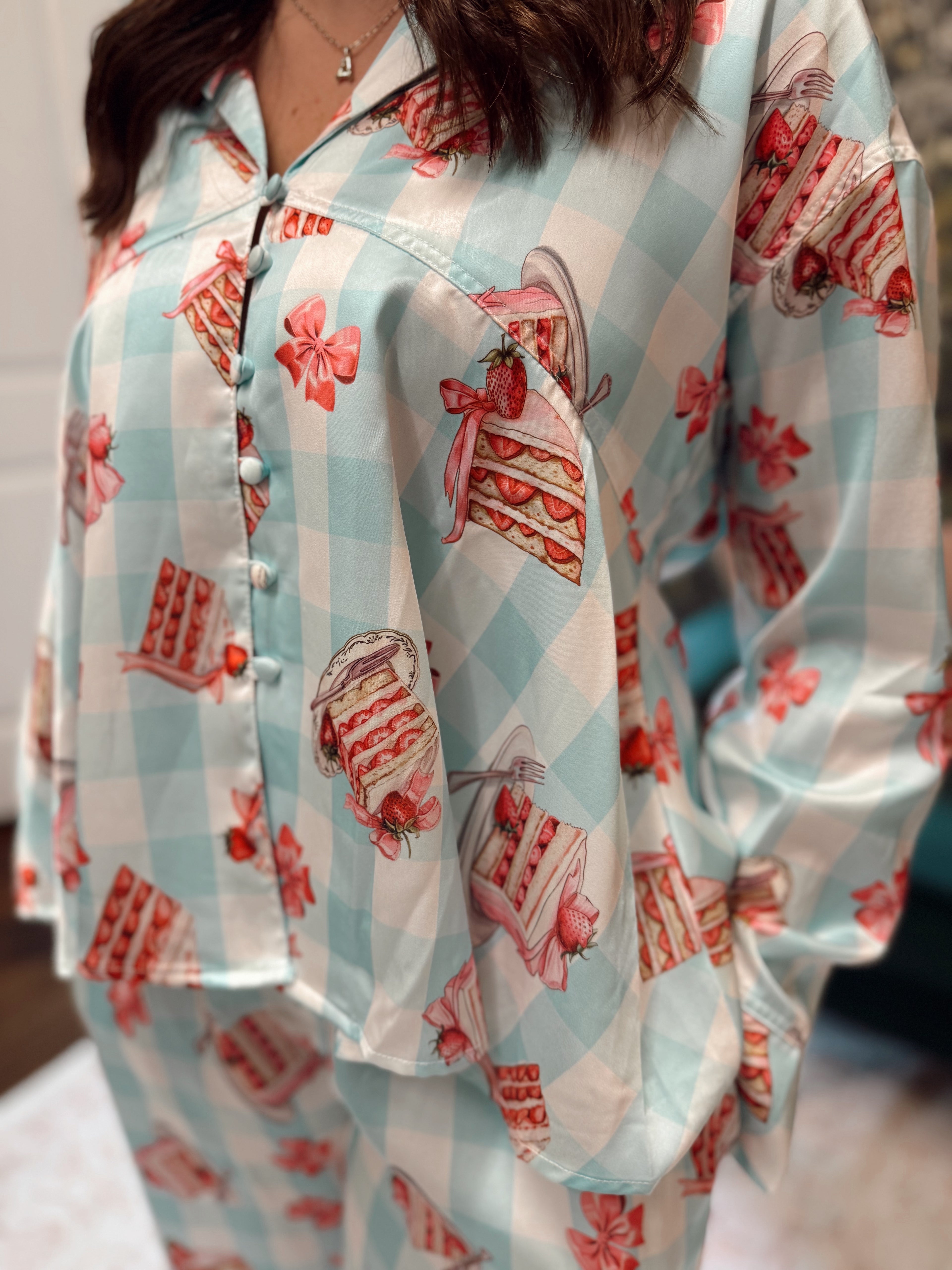 Sweet Dreams & Strawberry Cake Pajama Set