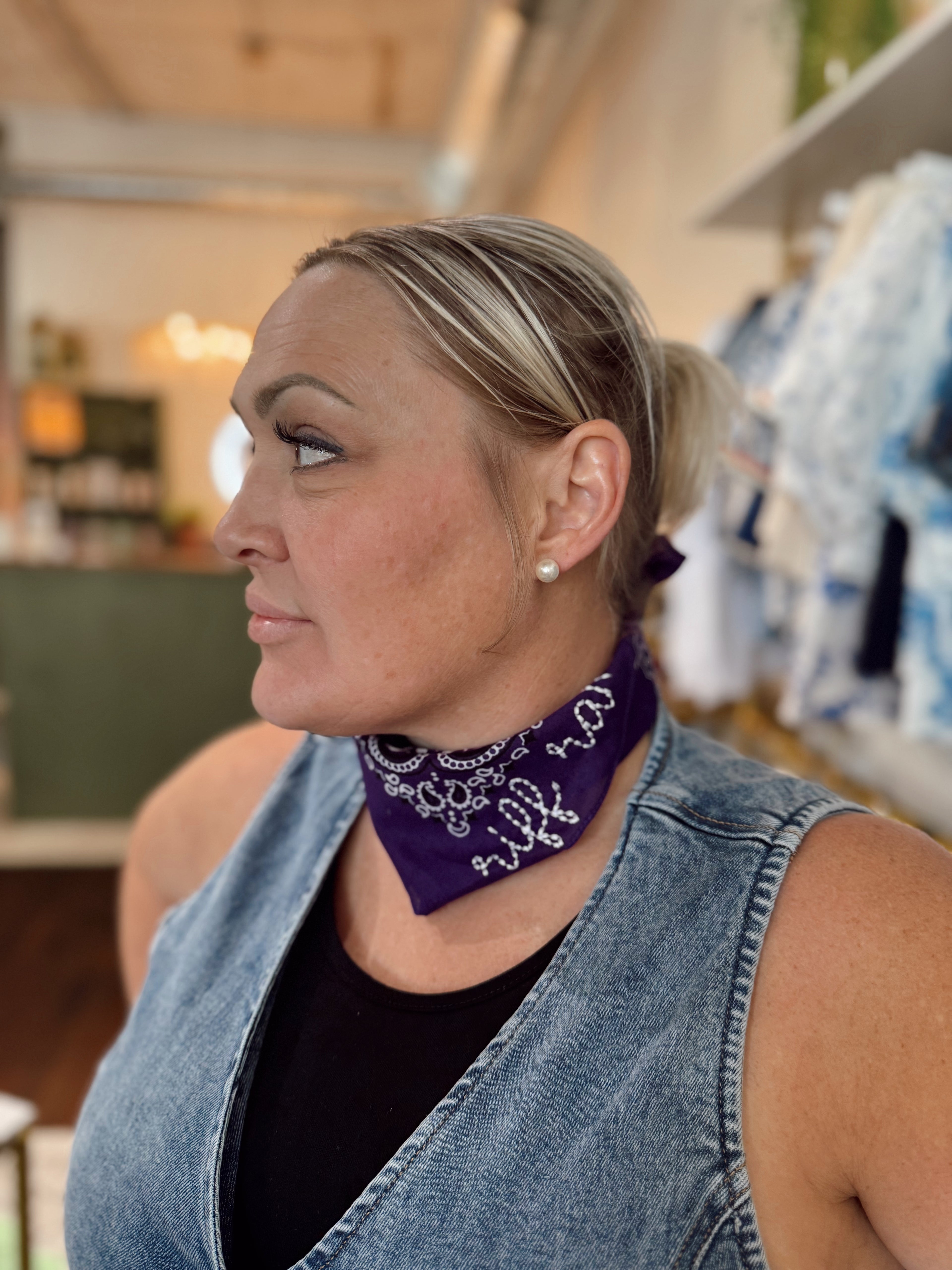 Everyday Embroidered Bandana