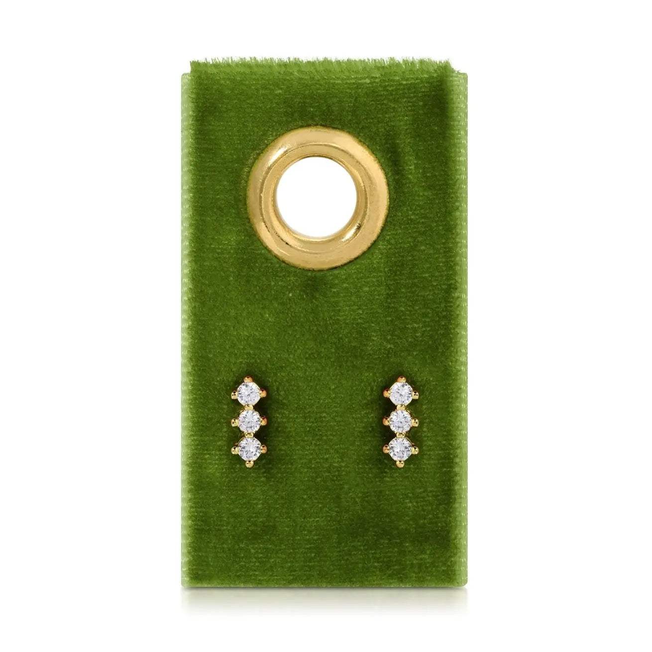 Simple & Sweet Velvet Tag Earrings