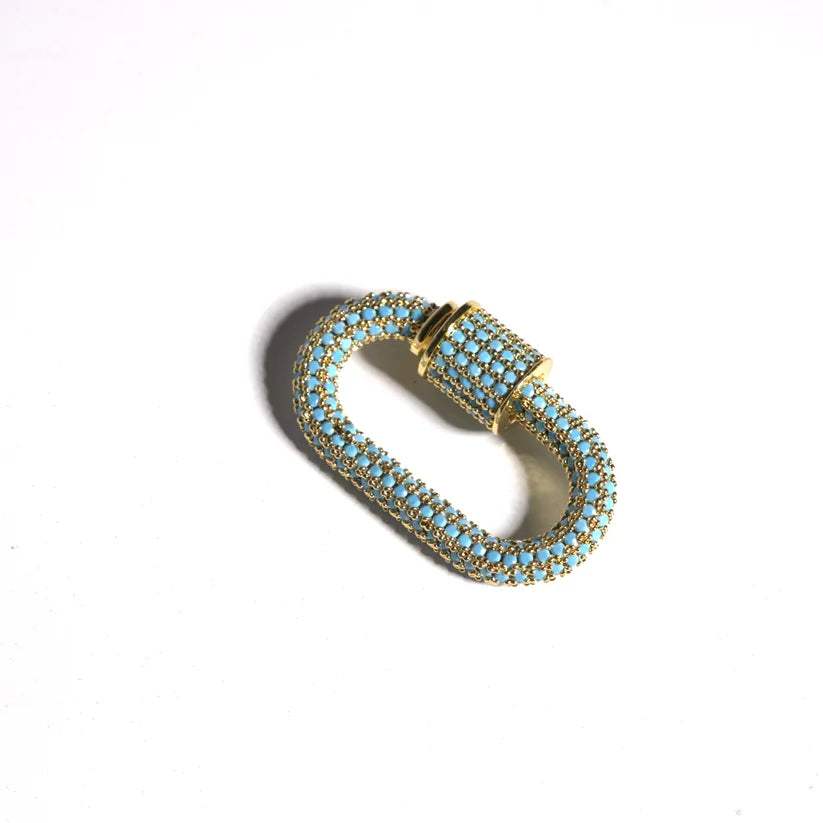 Skinny Link Carabiner Chain | Allison Avery