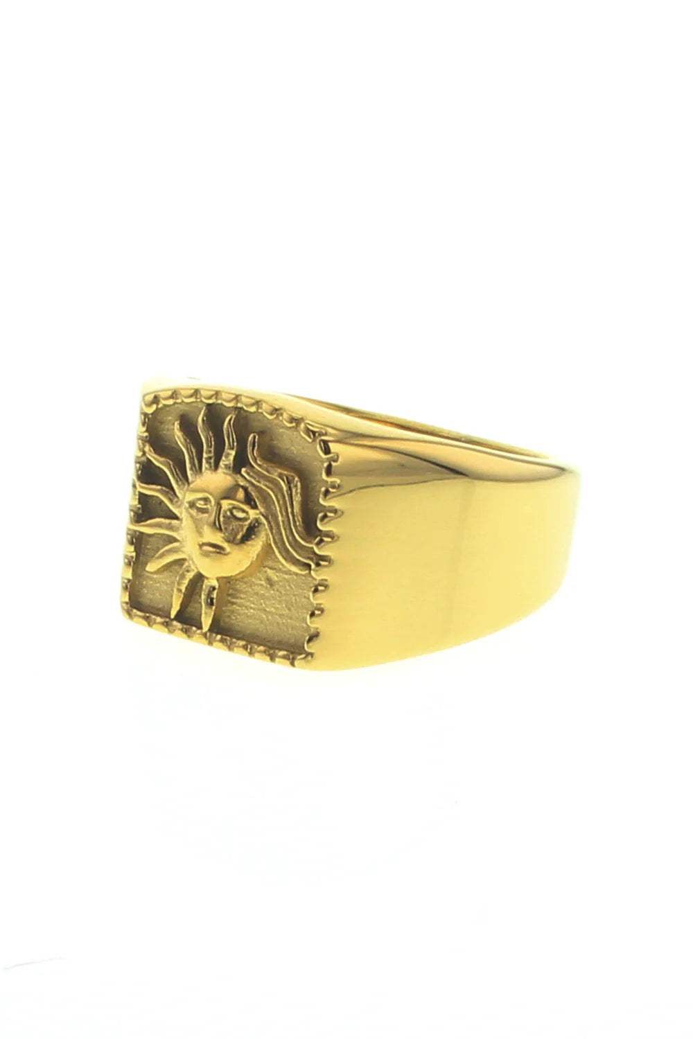 Solar Gaze Signet Waterproof Ring