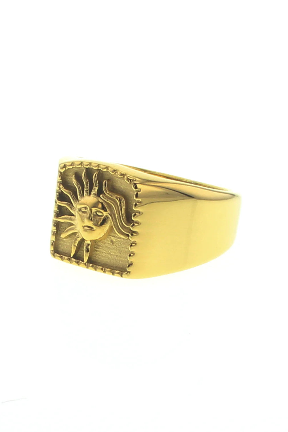 Solar Gaze Signet Waterproof Ring