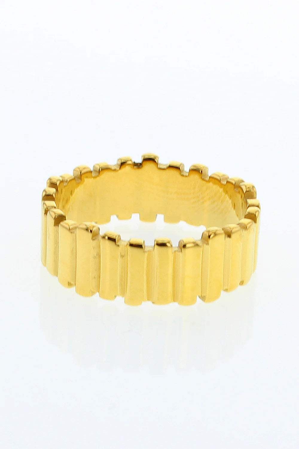 Golden Edge Band Waterproof Ring
