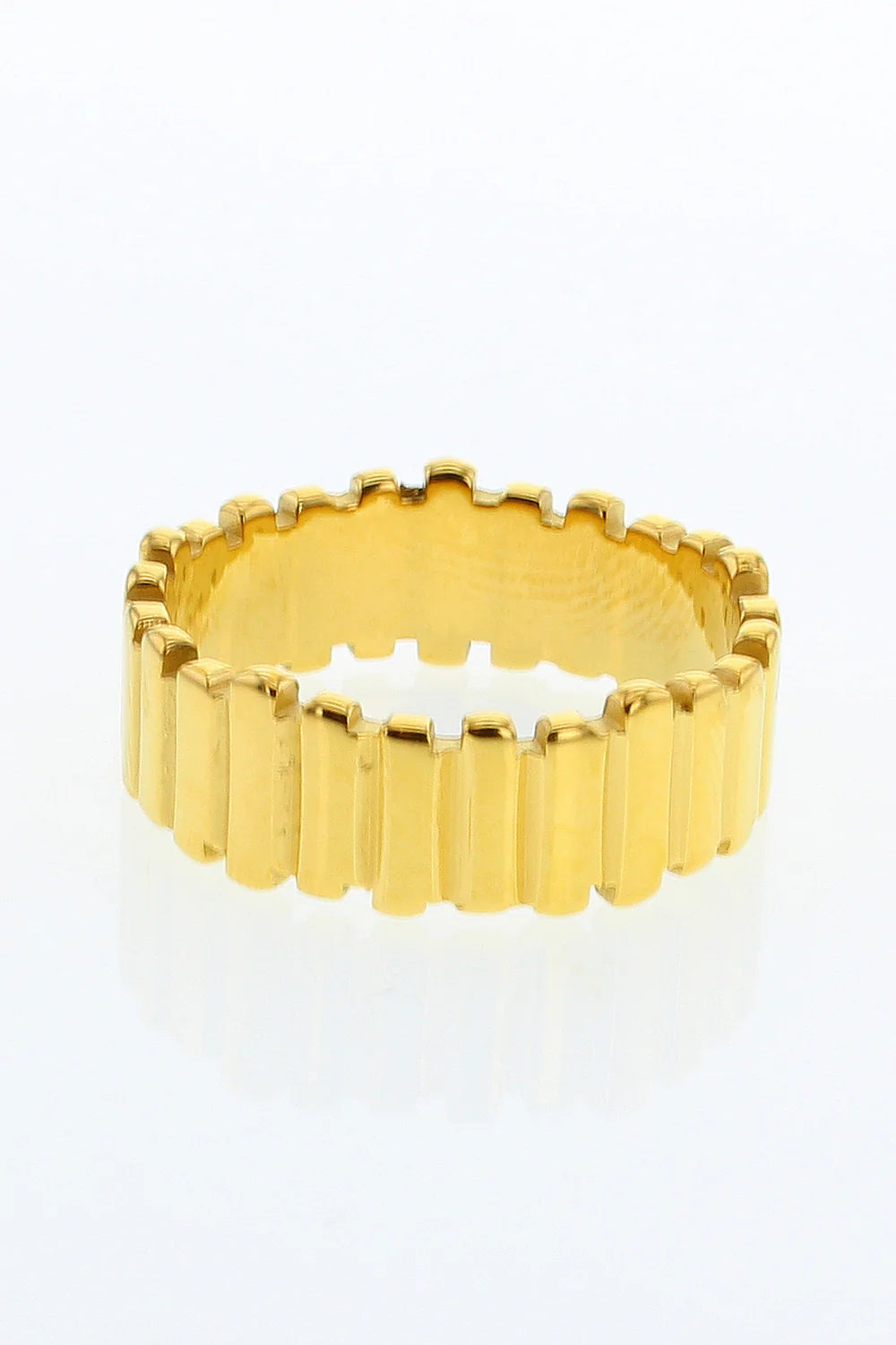 Golden Edge Band Waterproof Ring