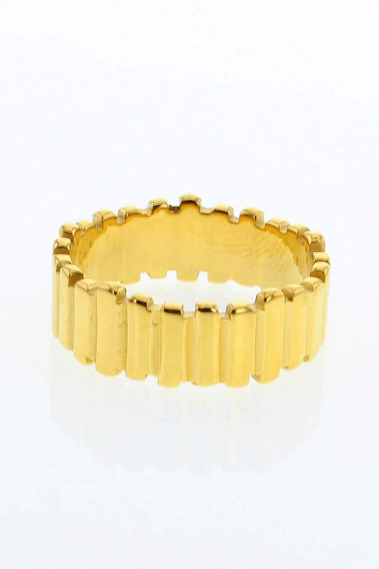 Golden Edge Band Waterproof Ring