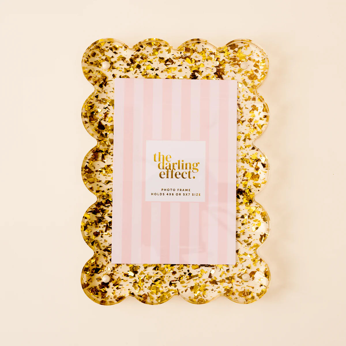 Rectangle Scalloped Acrylic Frame