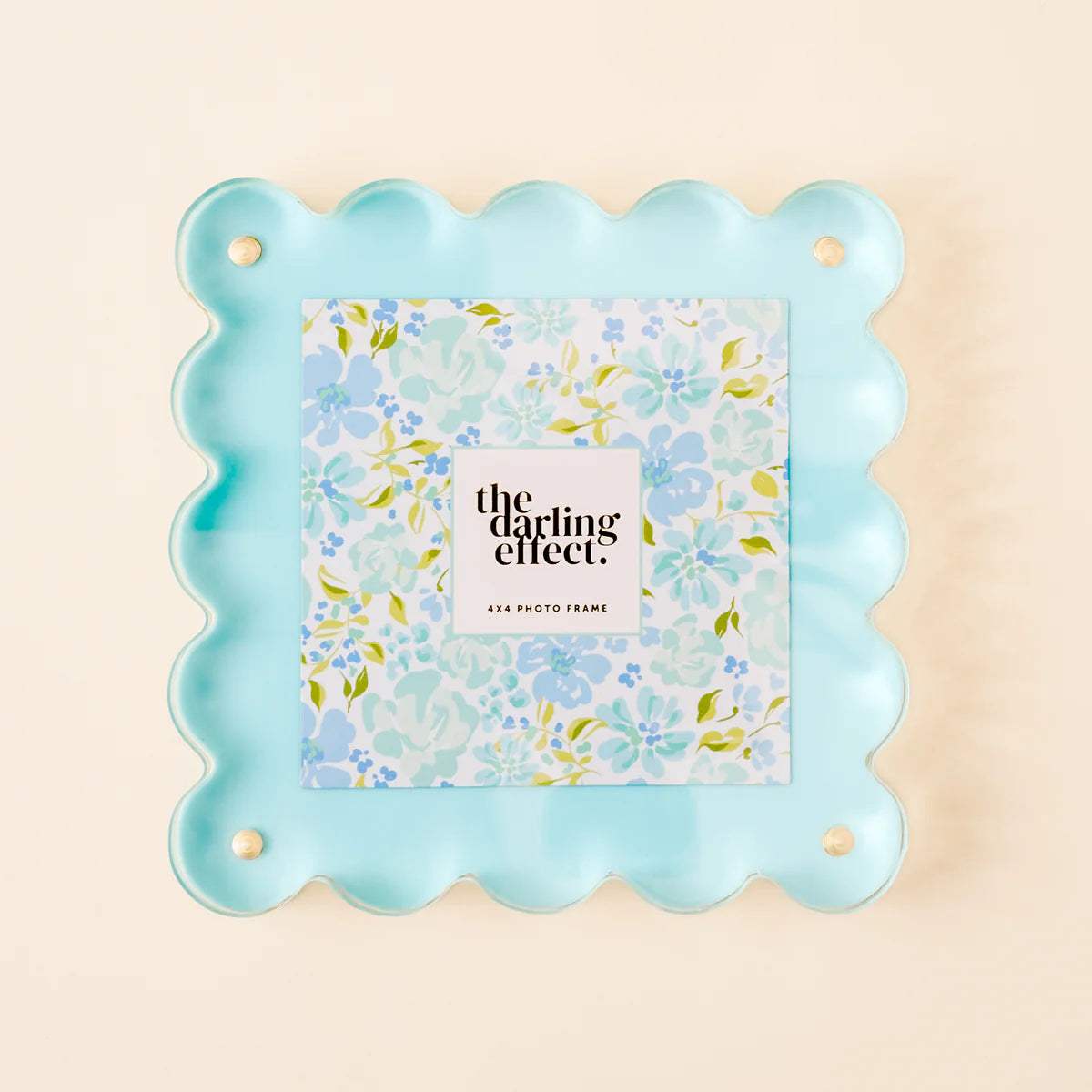 Square Scalloped Acrylic Frame