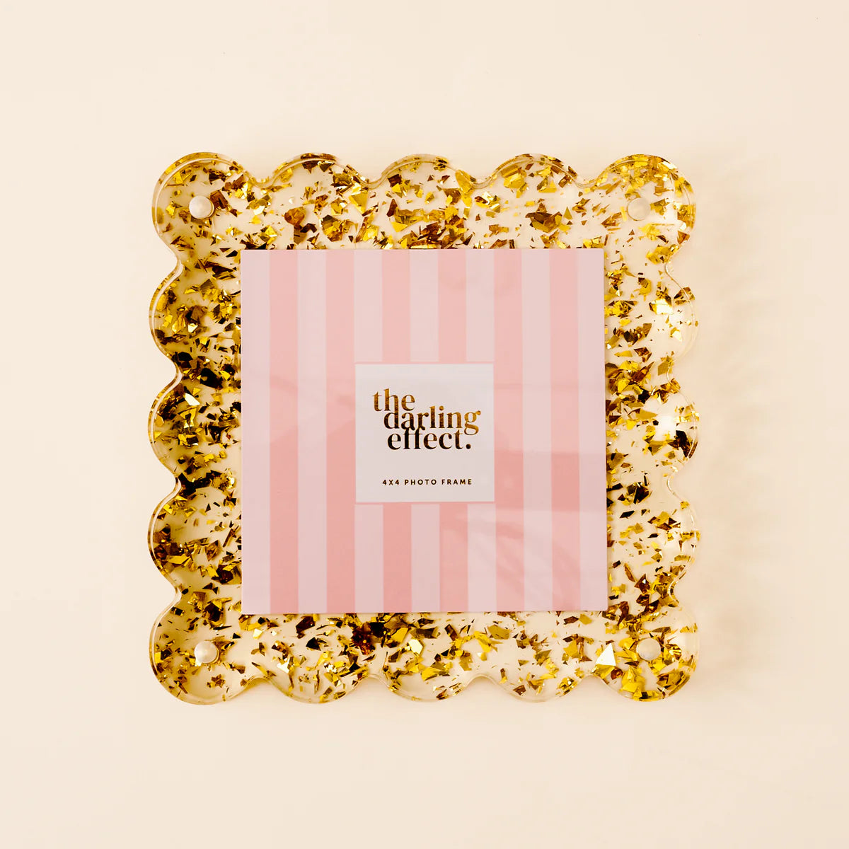 Square Scalloped Acrylic Frame