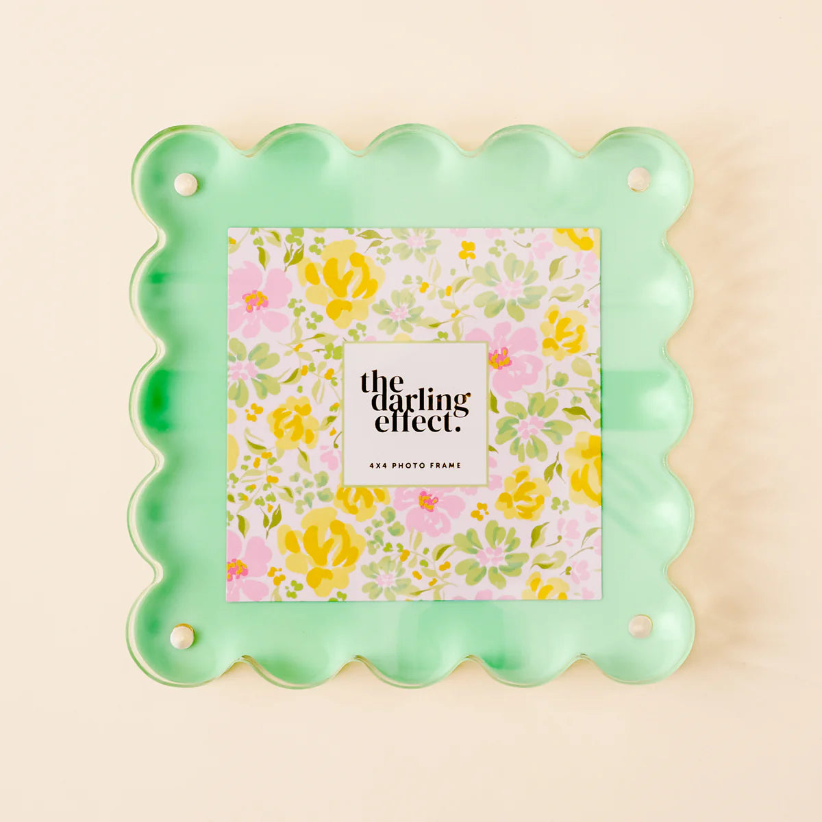 Square Scalloped Acrylic Frame
