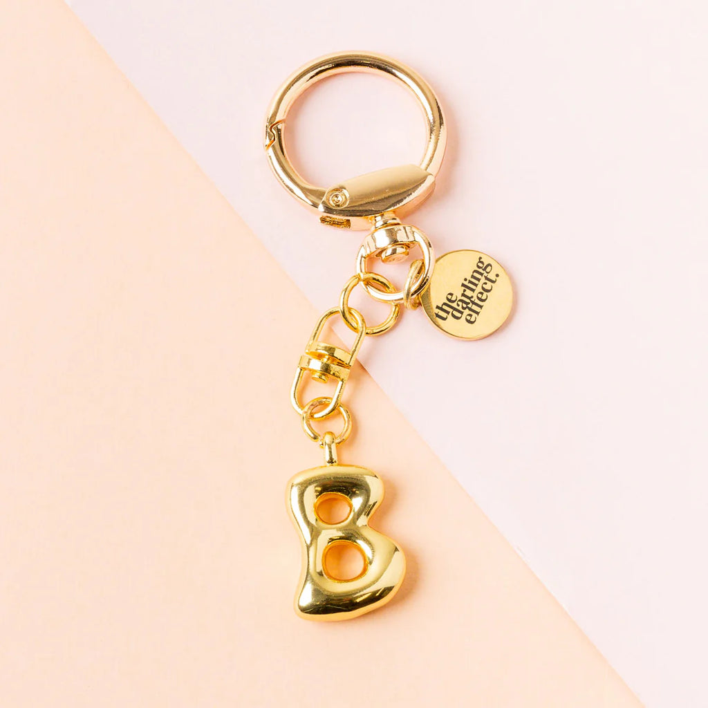 Bubble Letter Keychain Bag Charm
