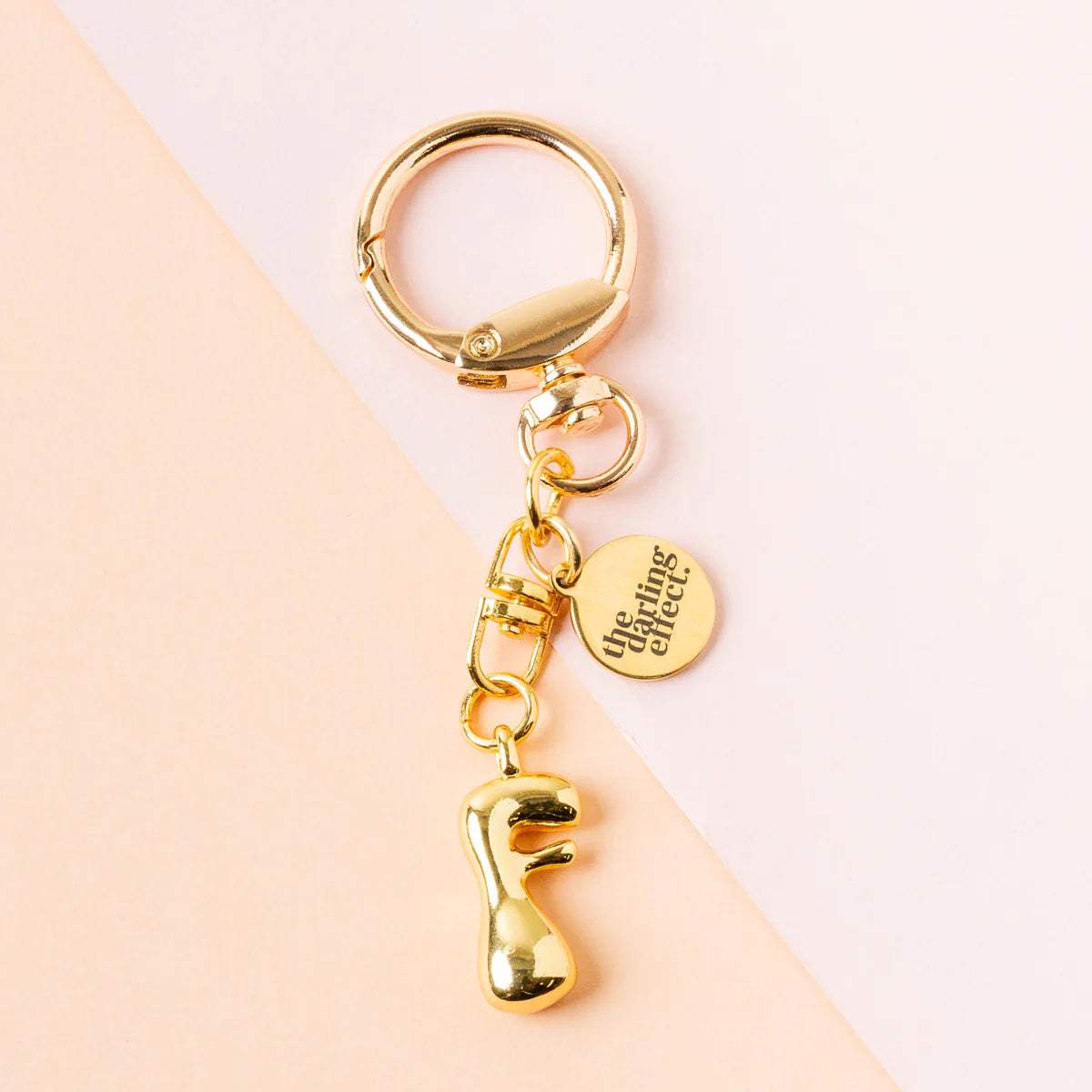 Bubble Letter Keychain Bag Charm