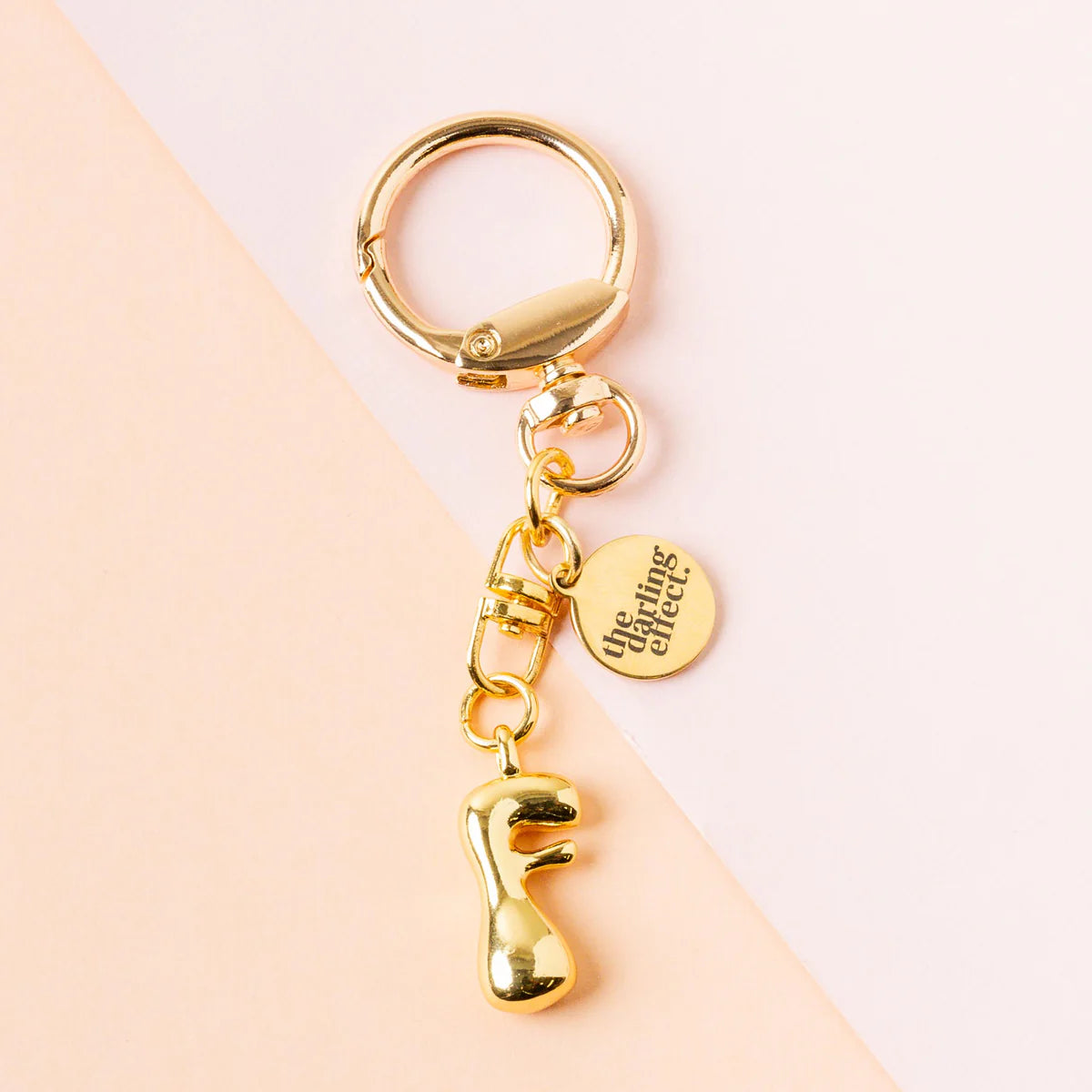 Bubble Letter Keychain Bag Charm