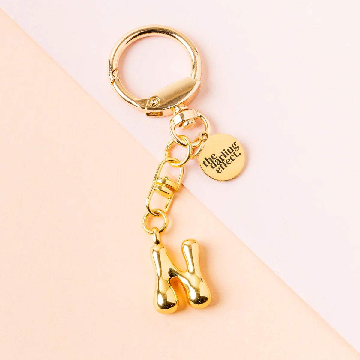 Bubble Letter Keychain Bag Charm