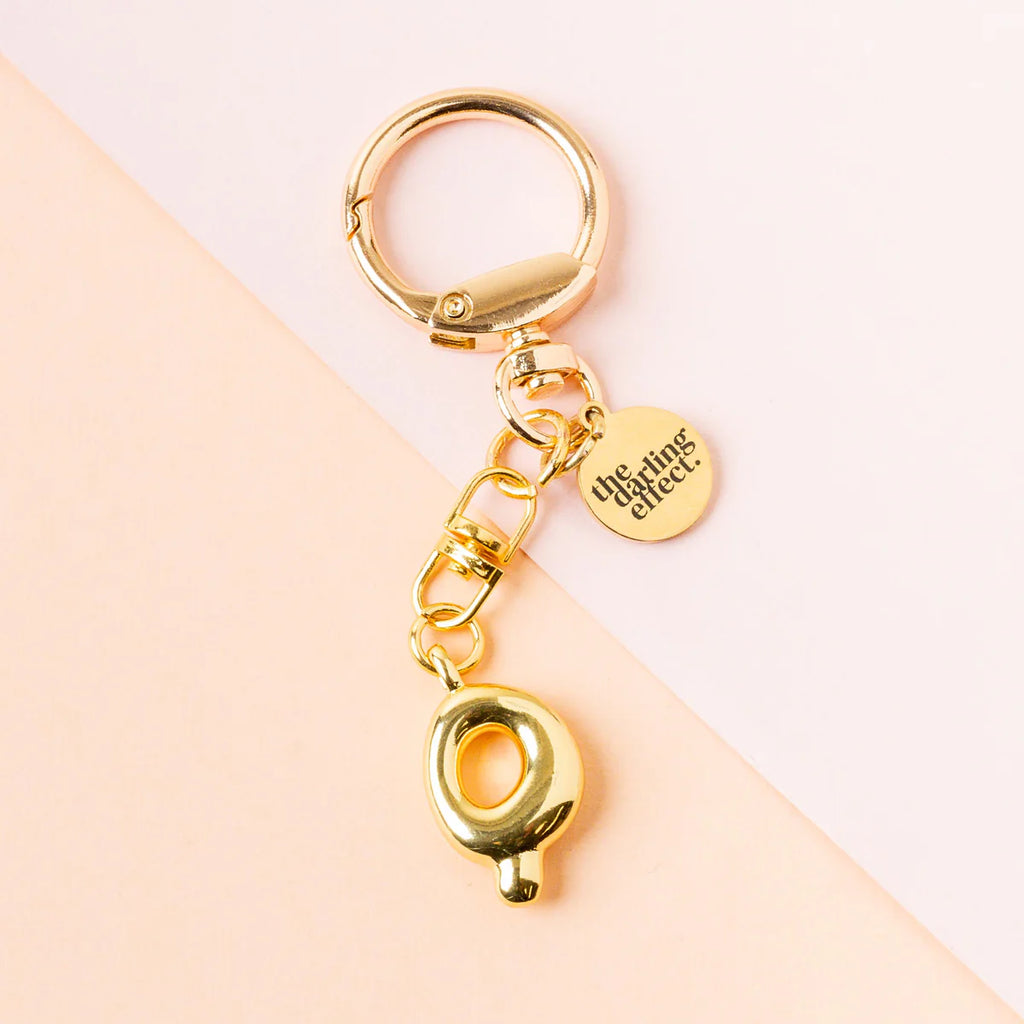 Bubble Letter Keychain Bag Charm