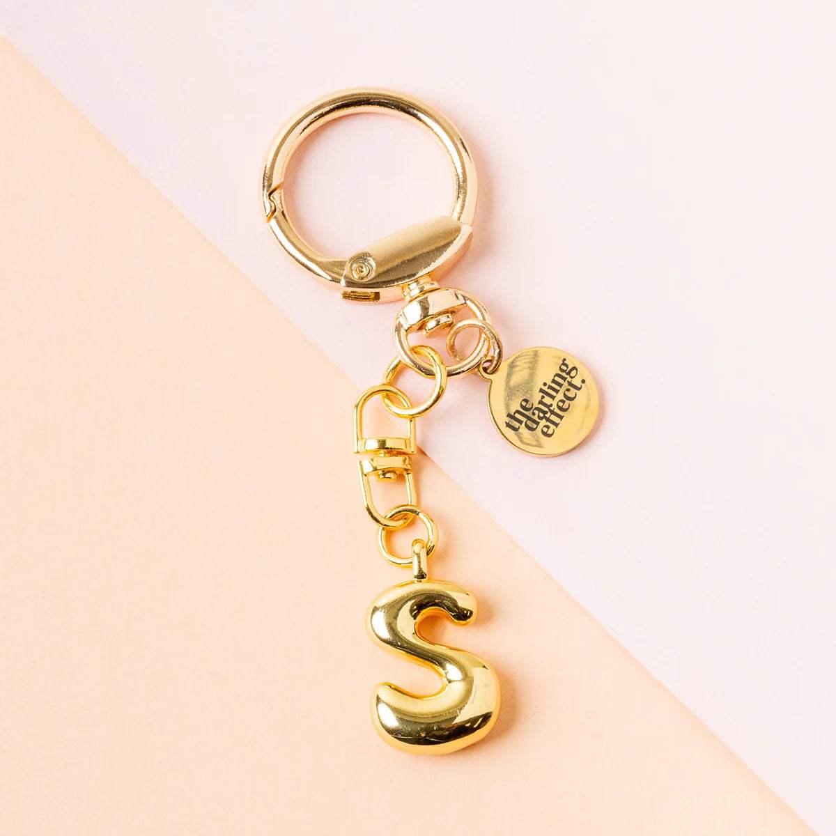 Bubble Letter Keychain Bag Charm