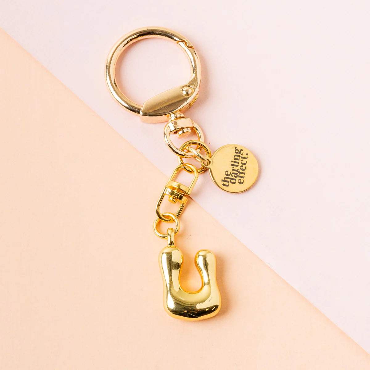 Bubble Letter Keychain Bag Charm