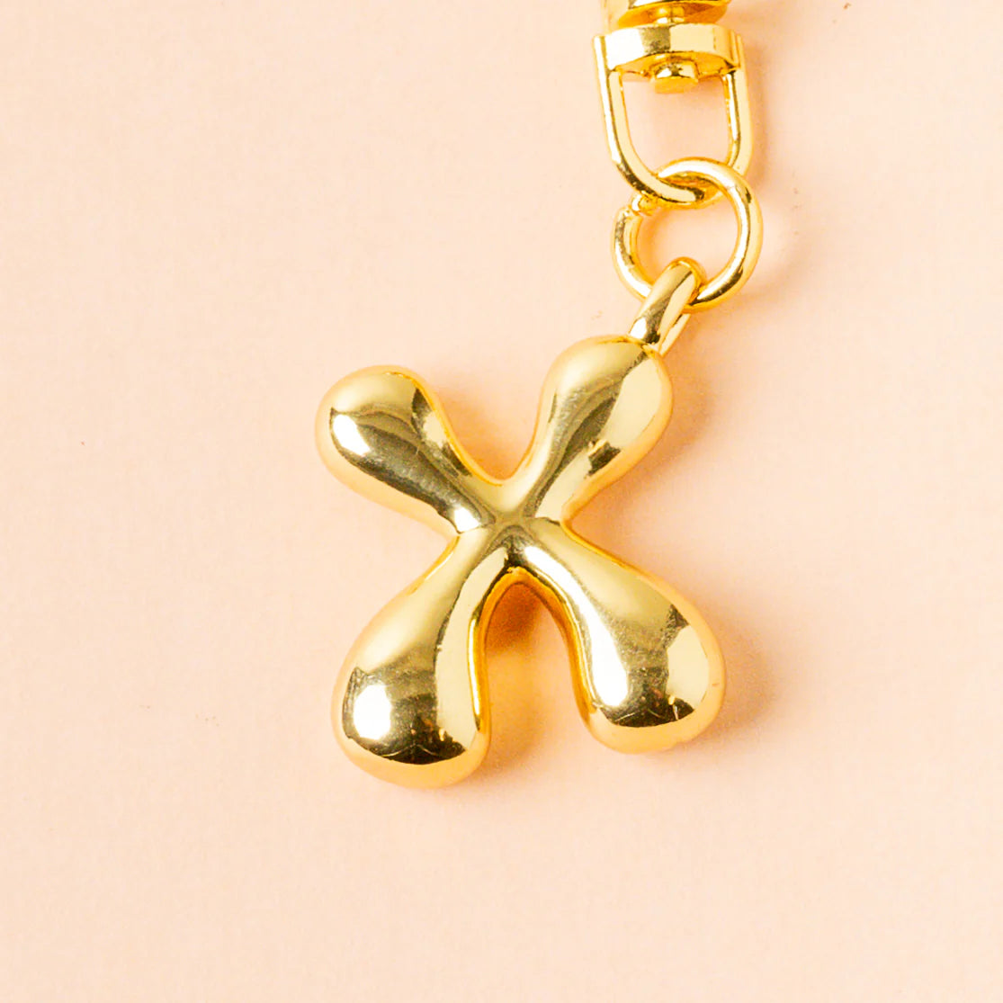Bubble Letter Keychain Bag Charm