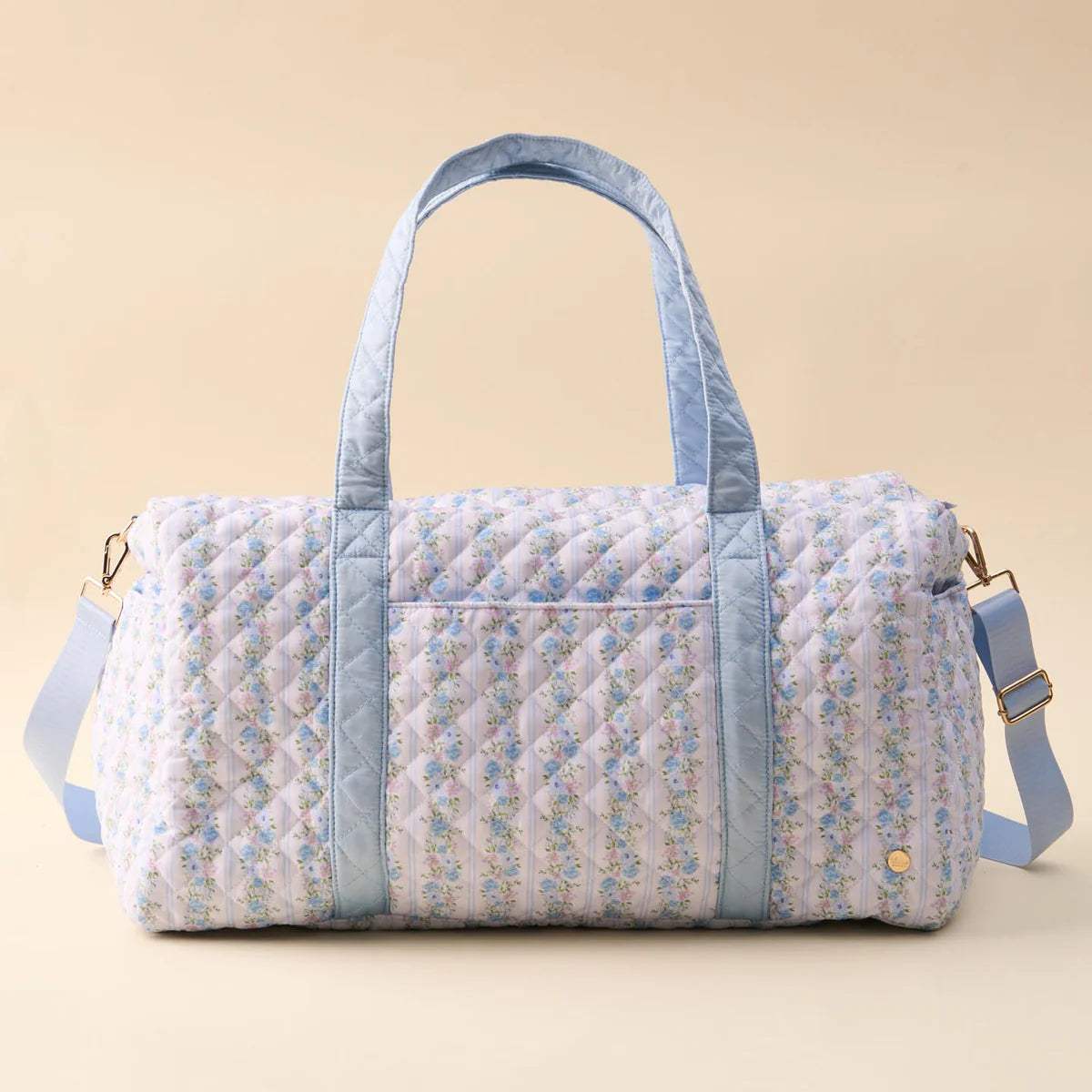 On The Go Quilted Weekender Duffel Bag