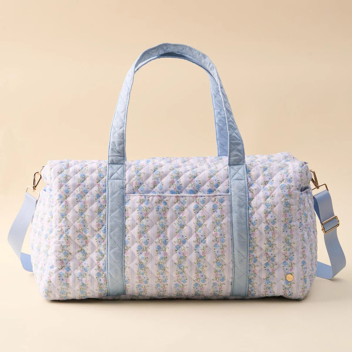 On The Go Quilted Weekender Duffel Bag
