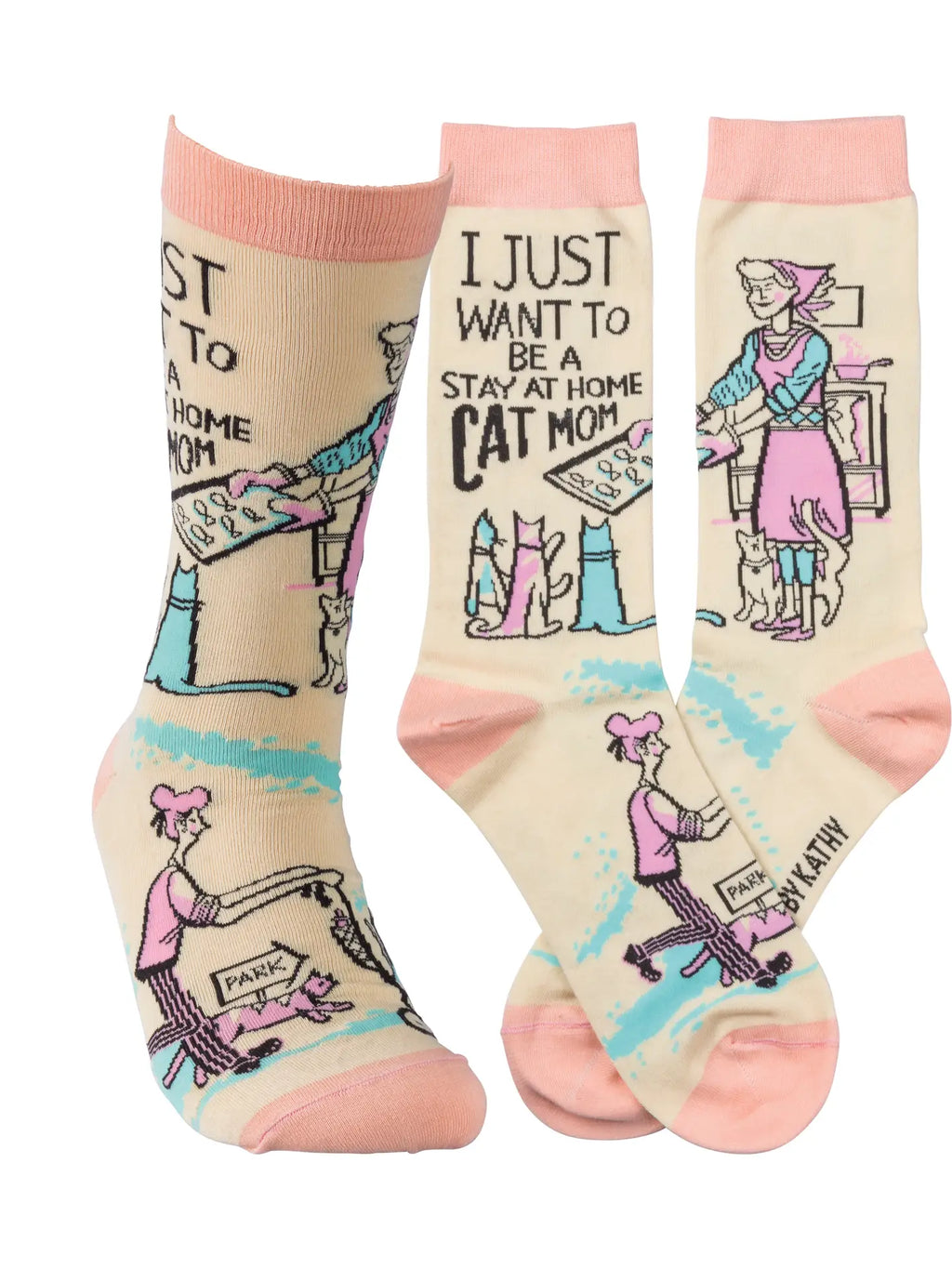 Classic Woven Cat Socks