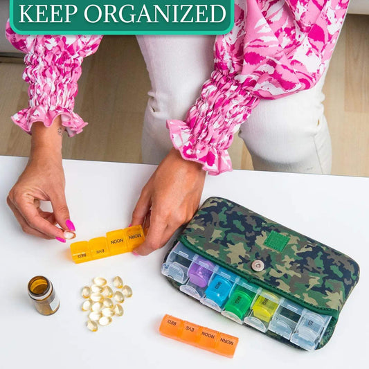7-Day Pill Organizer Case