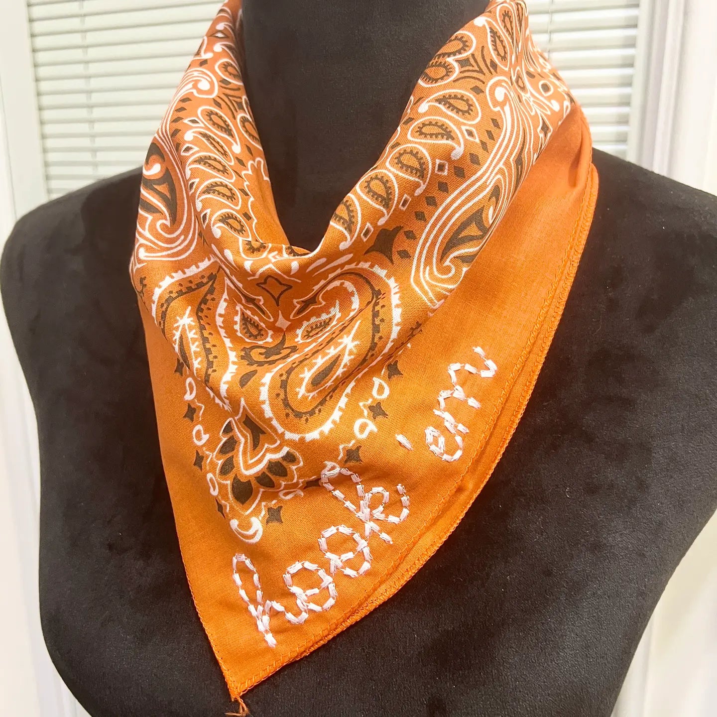Everyday Embroidered Bandana