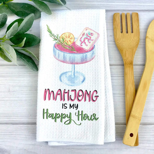 Mahjong Tea Towel