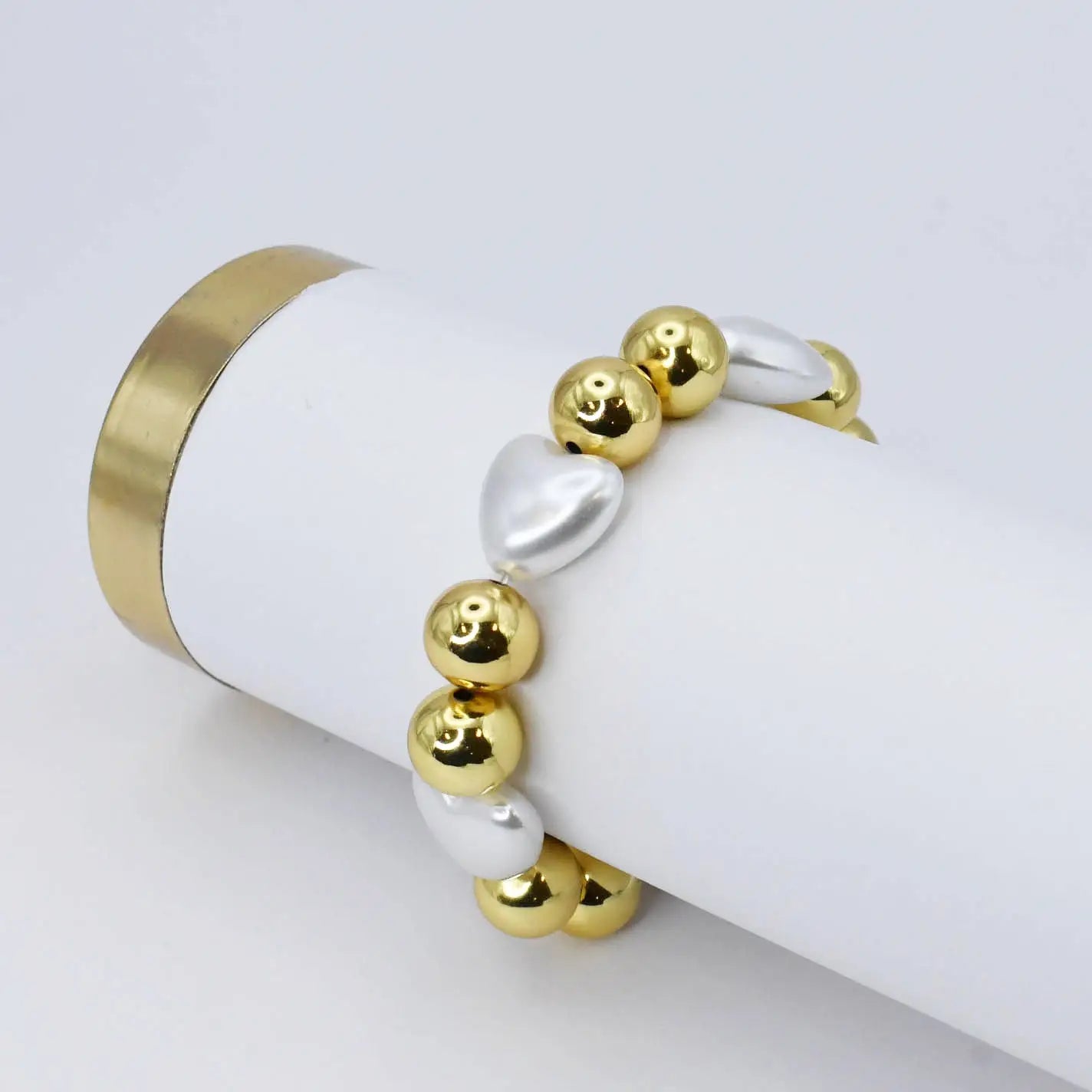 Chunky Beaded Love Bracelet