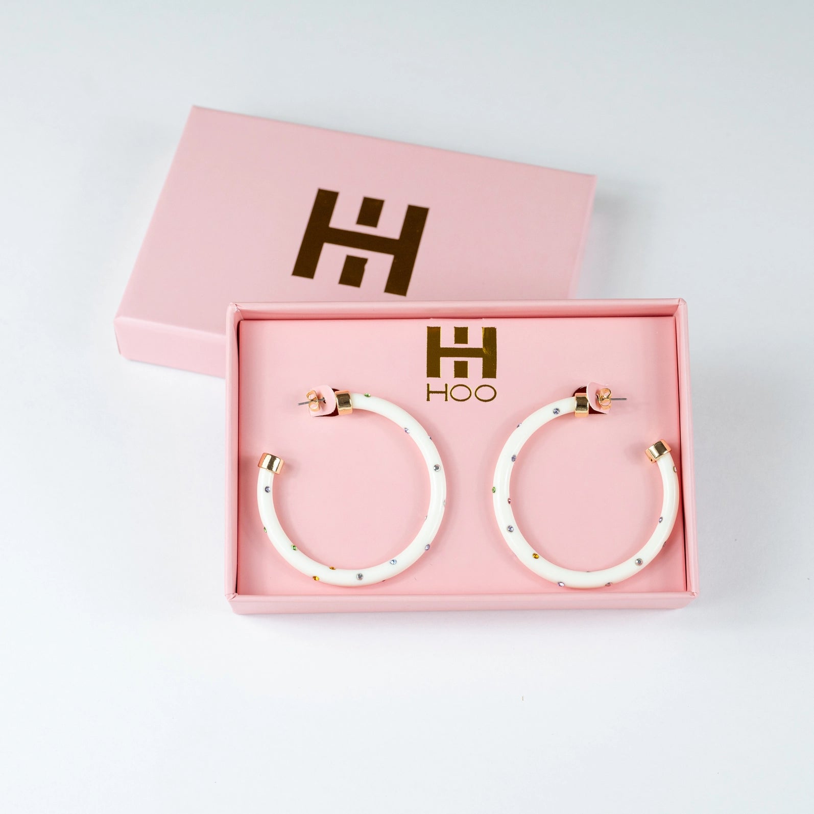 Hypoallergenic Large Acrylic Hoops