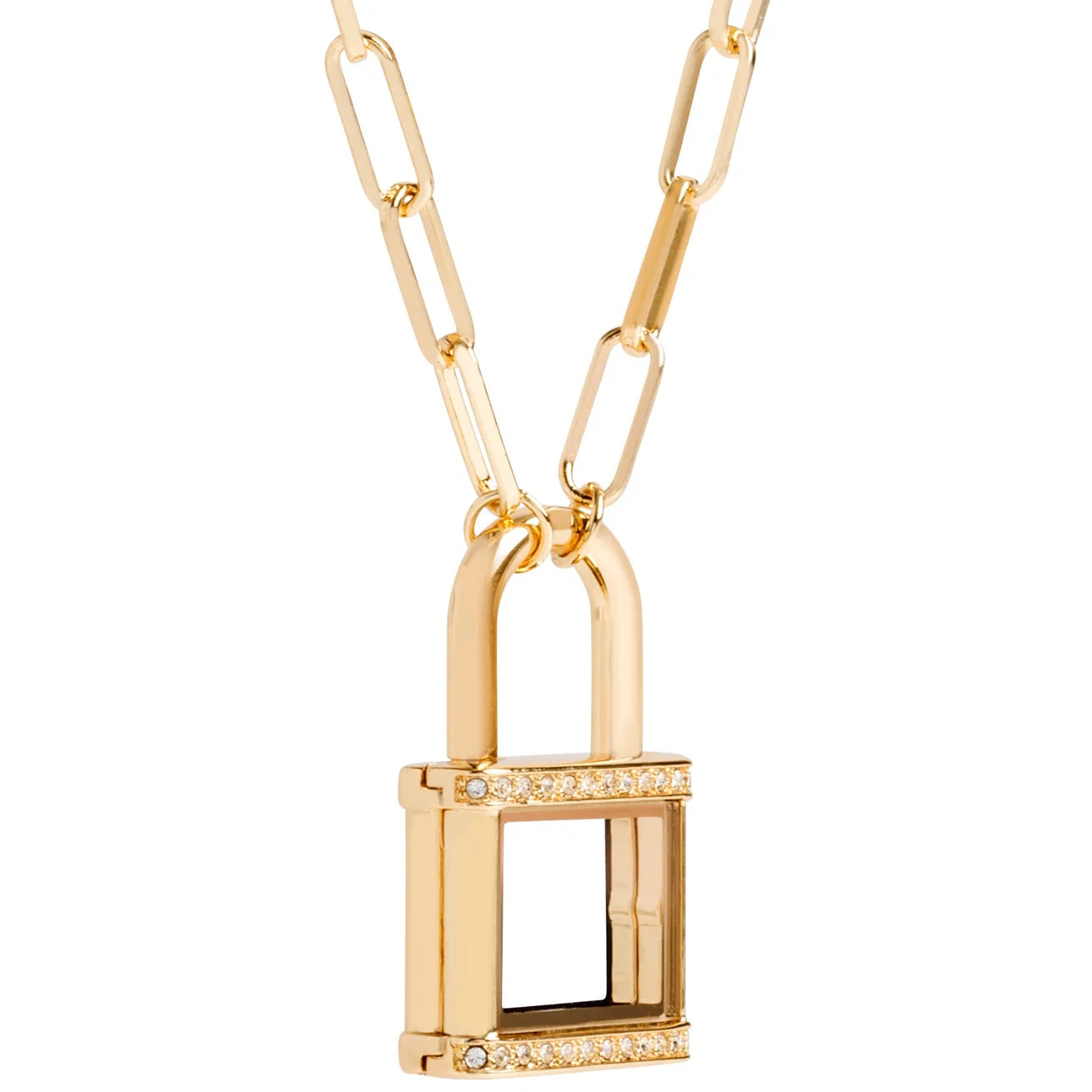 Padlock Living Locket Necklace