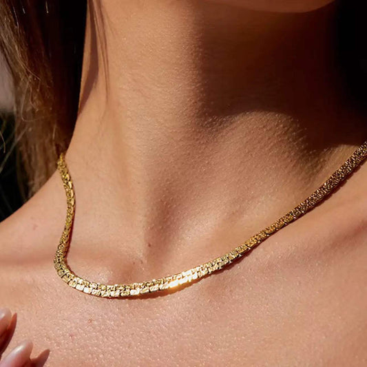 Waterproof Gold Crush Necklace