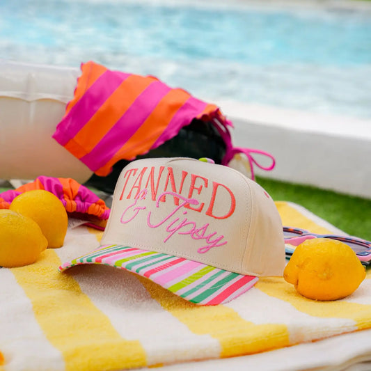 Tanned & Tipsy Canvas Cap