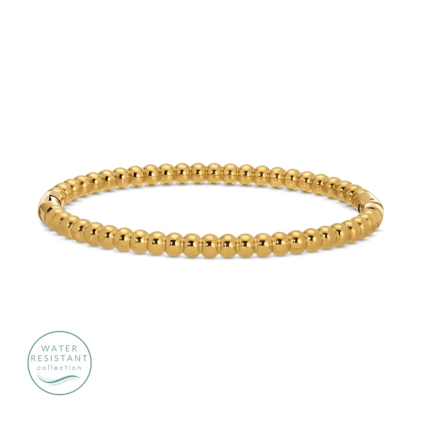 Beaded Hinged Bangle - Water Resistant