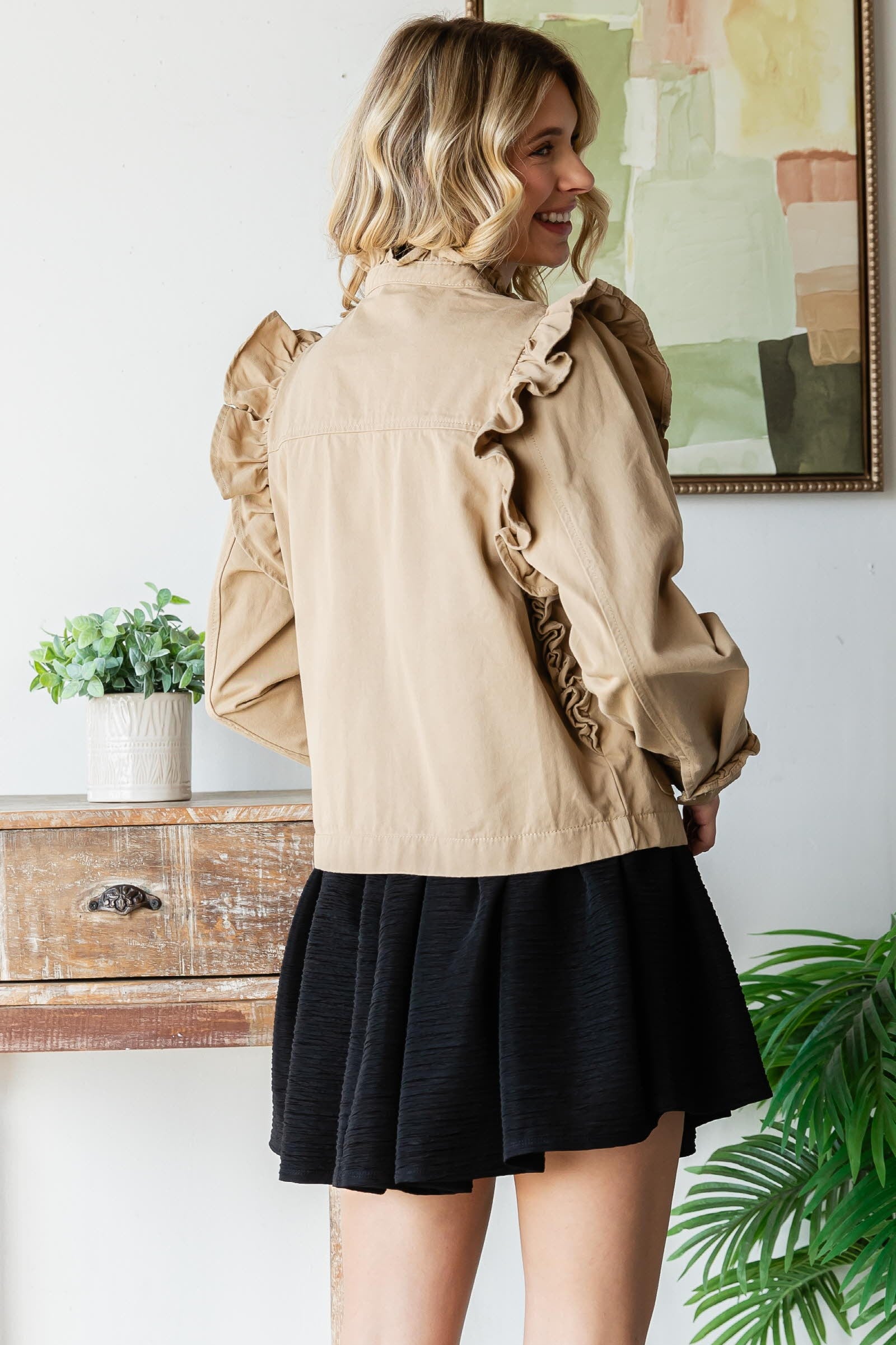 Clementine Ruffle Jacket