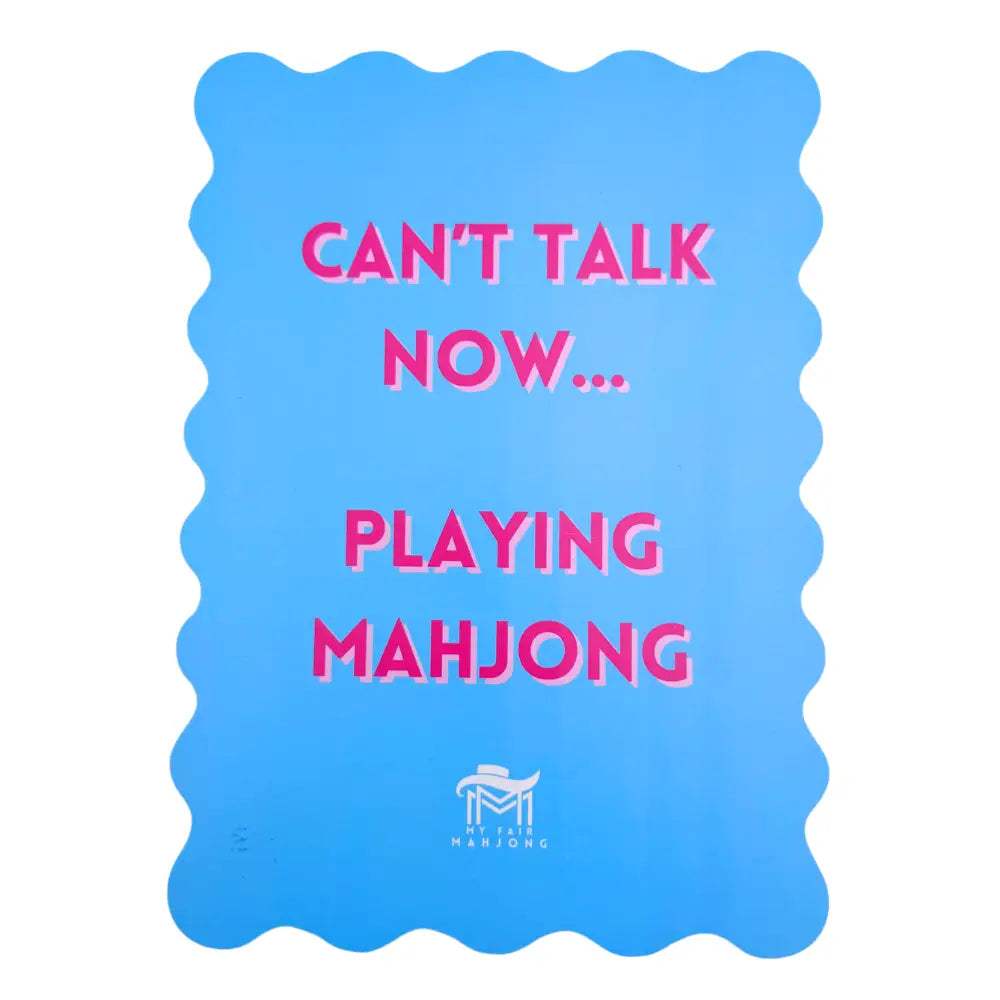 Game Night Mahjong Shuffle Card