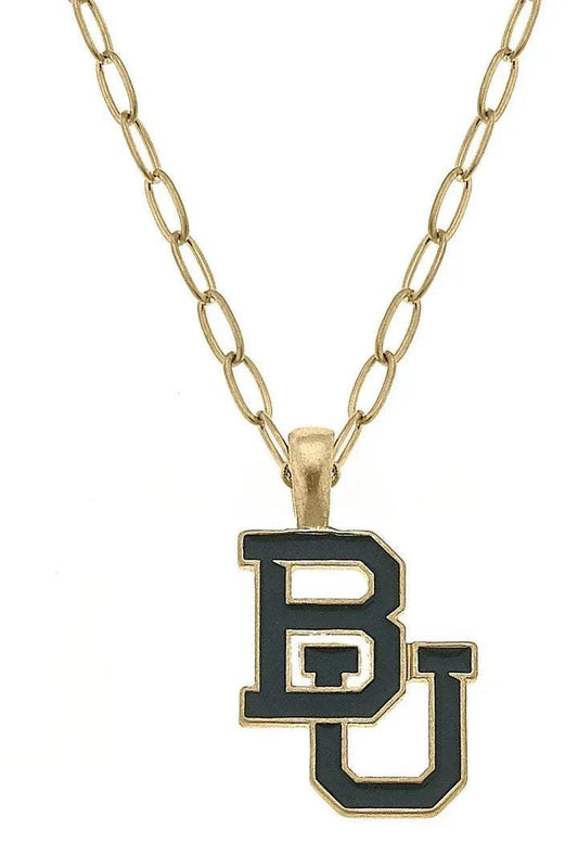 College Enamel Pendant Necklace